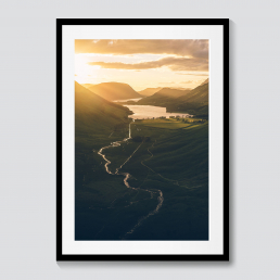 Cliffside Sunset | Lake District Photography Print | CAlum Lewis Photography